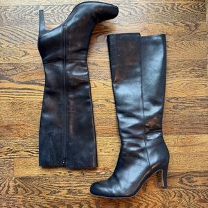 Clarks Black Heeled Boots
